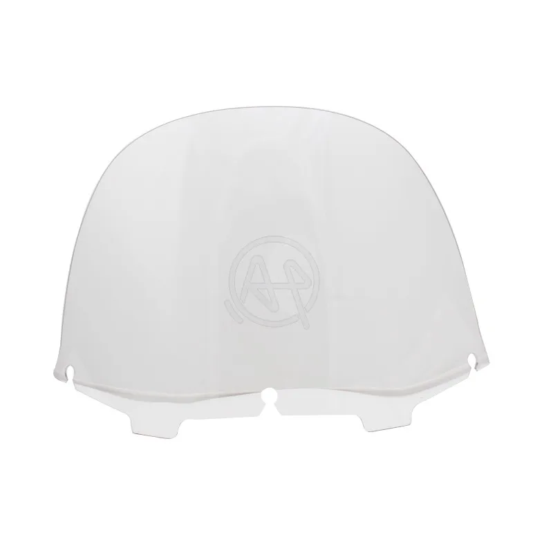 Custodia per parabrezza per moto trasparente/tè da 13 pollici per Harley Touring Street Glide Electra Ultra Classic 1996-2013