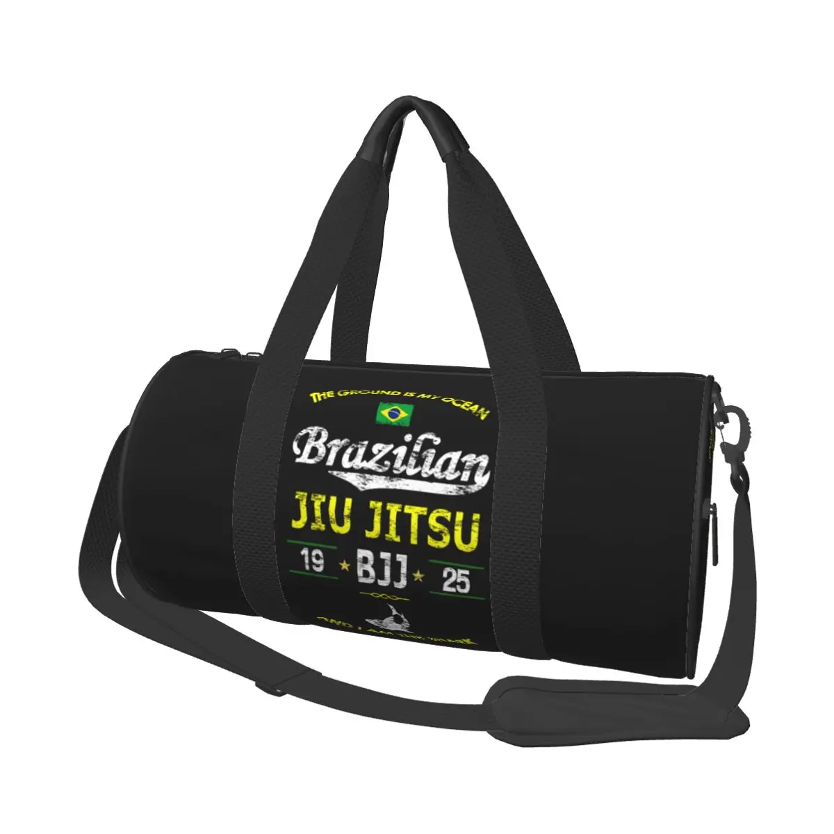 Brazilian Jiu Jitsu Sharks Gym Bag Martial Arts Travel Sports Bags Couple Gym Accessories Colorful Fitness Bag Weekend Handbags