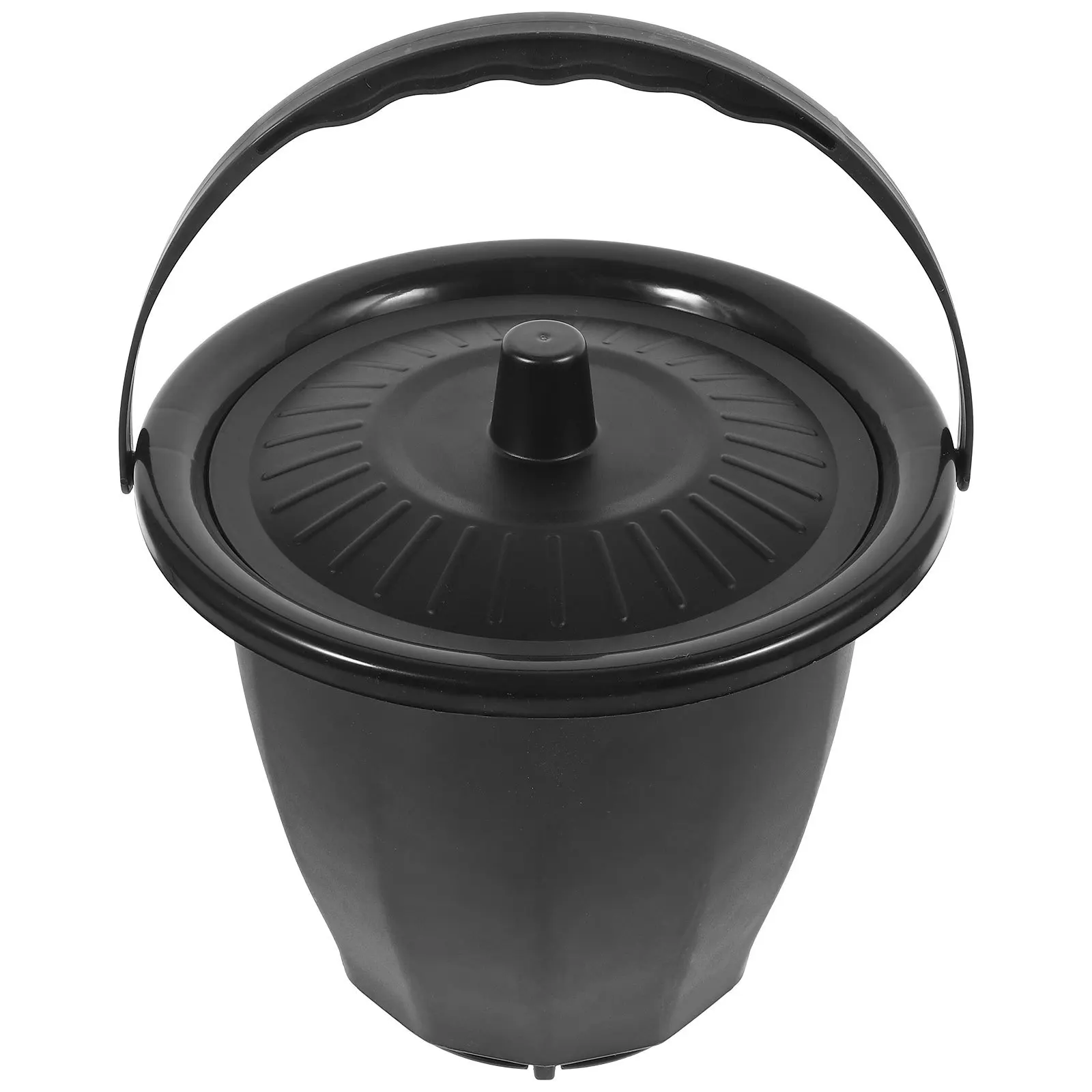 Nocnik dla dorosłych, przenośny plastikowy pojemnik na mocz, stabilny, lekki, nocnik przyłóżkowy dla osób starszych, kobiet w ciąży, do użytku domowego, wielokrotnego użytku.