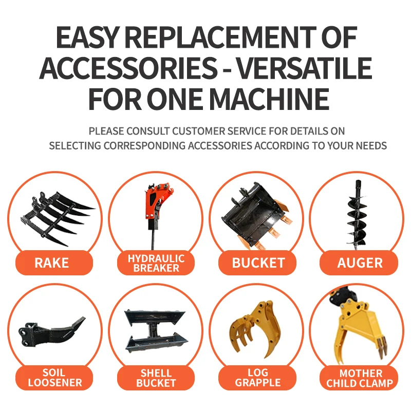 مصنع مخصص حفار صغير صغير باجر 2 طن حفارة 1.5 طن حفارة صغيرة زاحفة صغيرة مع EPA CE EURO 5