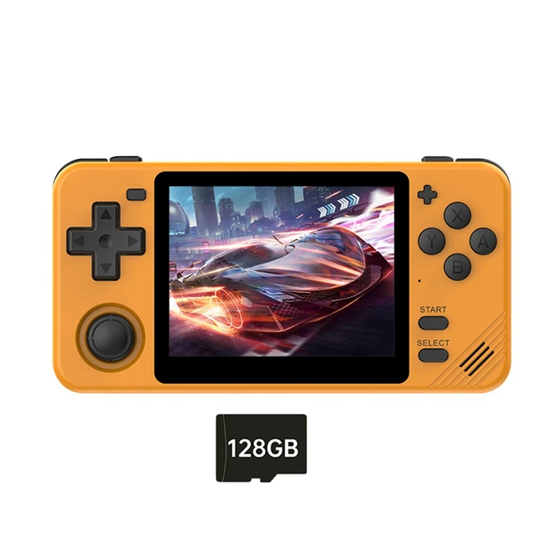 

RGB10X Handheld Game Console 3.5 Inch IPS Screen 128GB Open Source For GBA GBC PSP NDS Simulator Video Game Console