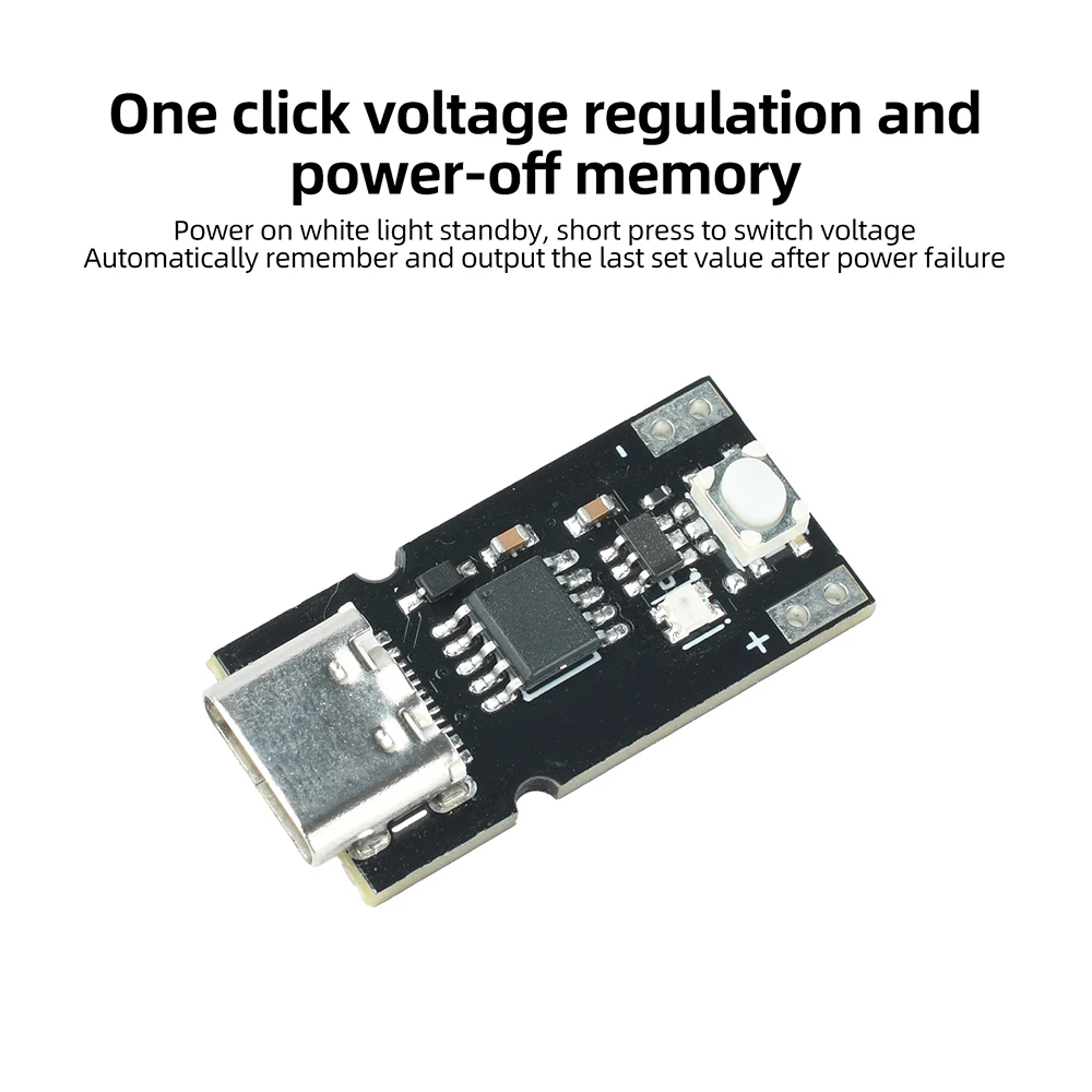 Type-C PD QC Deception Board with Power Off Memory Trigger Fast Charge Module DC 5-20V Decoy Board Boost Step up Charging Module