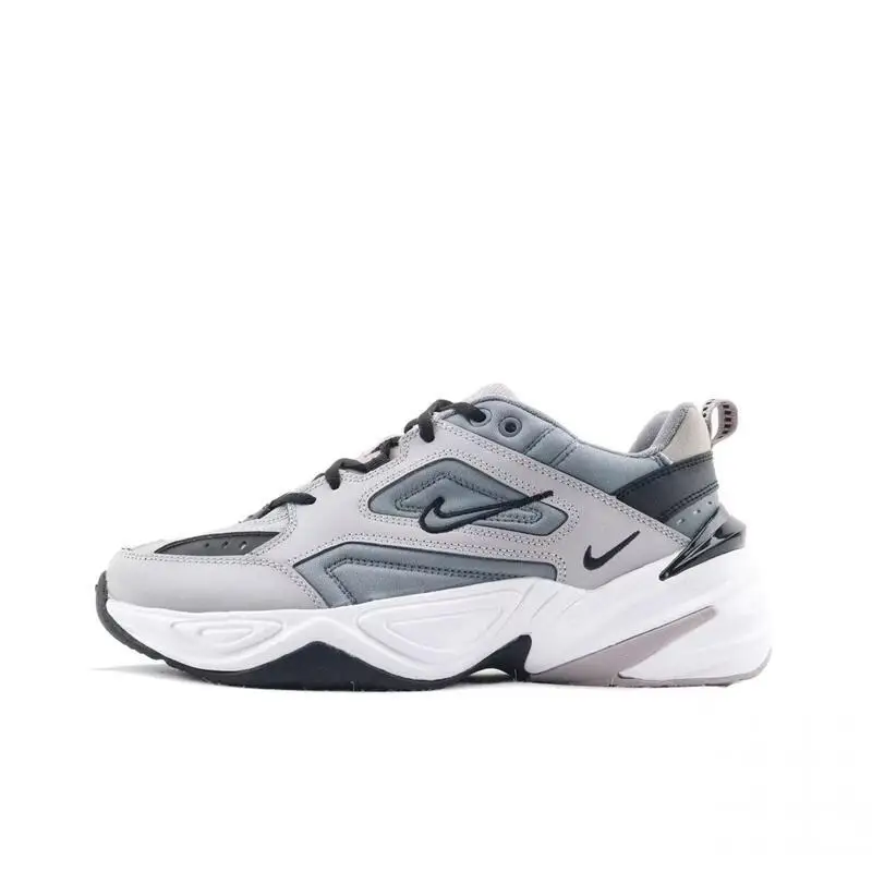 Nike M2K Tekno SP Slip-resistant and Abrasion-resistant Fabric Leather for Comfortable Low-top Daddy Shoes Made of Men's Wheat