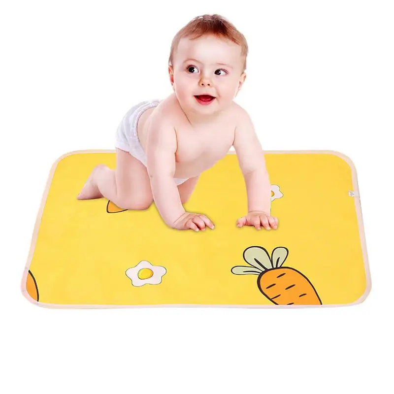 

Todller Pee Bed Pad Toddler Bed Mat Waterproof Changing Diaper Pad Washable Pee Pad For Children Toilet Training And Bedwetting