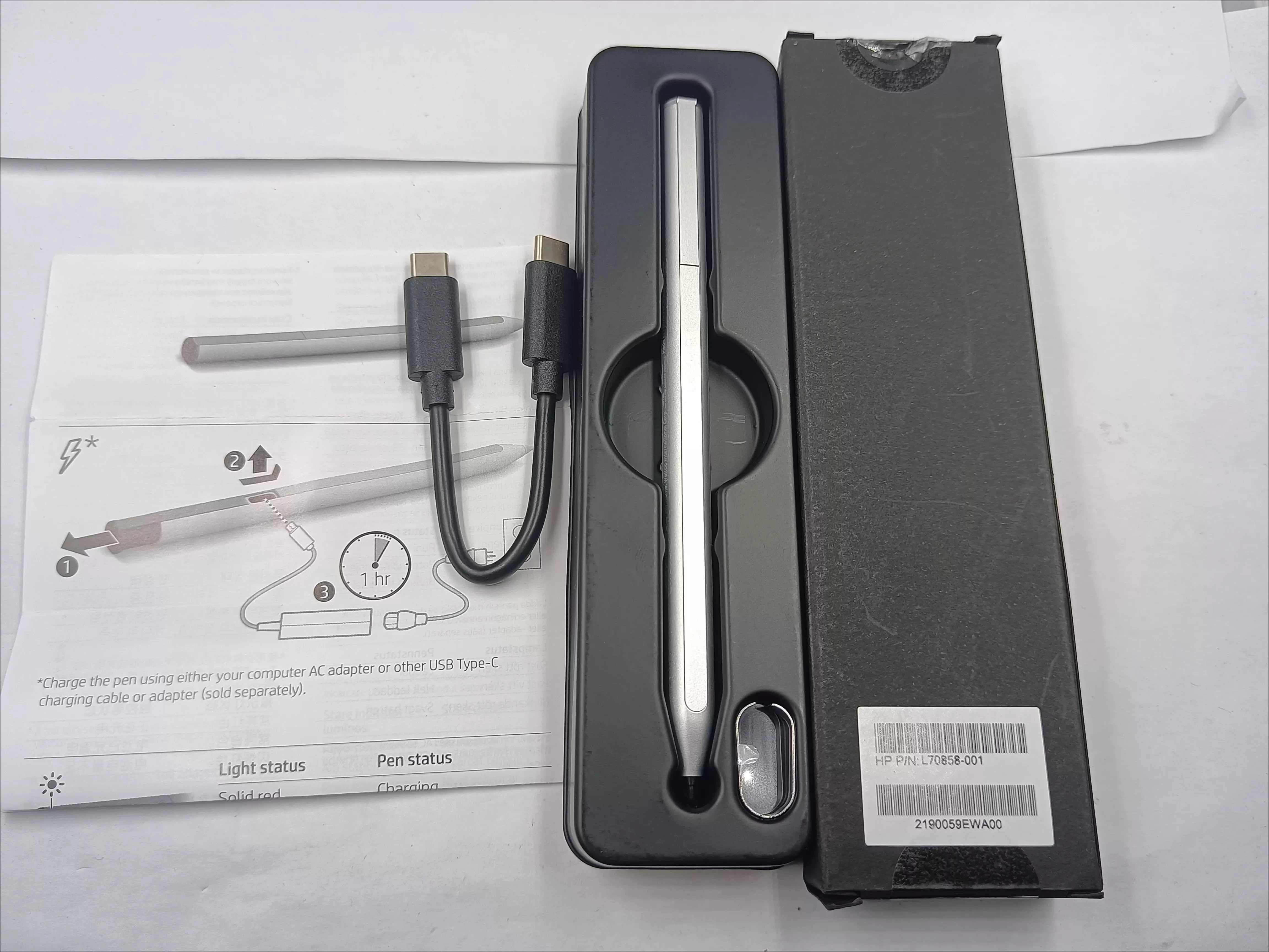 

For USI Pen HP Chromebook X360 13C/12B/14C/11a Stylus USI Pen