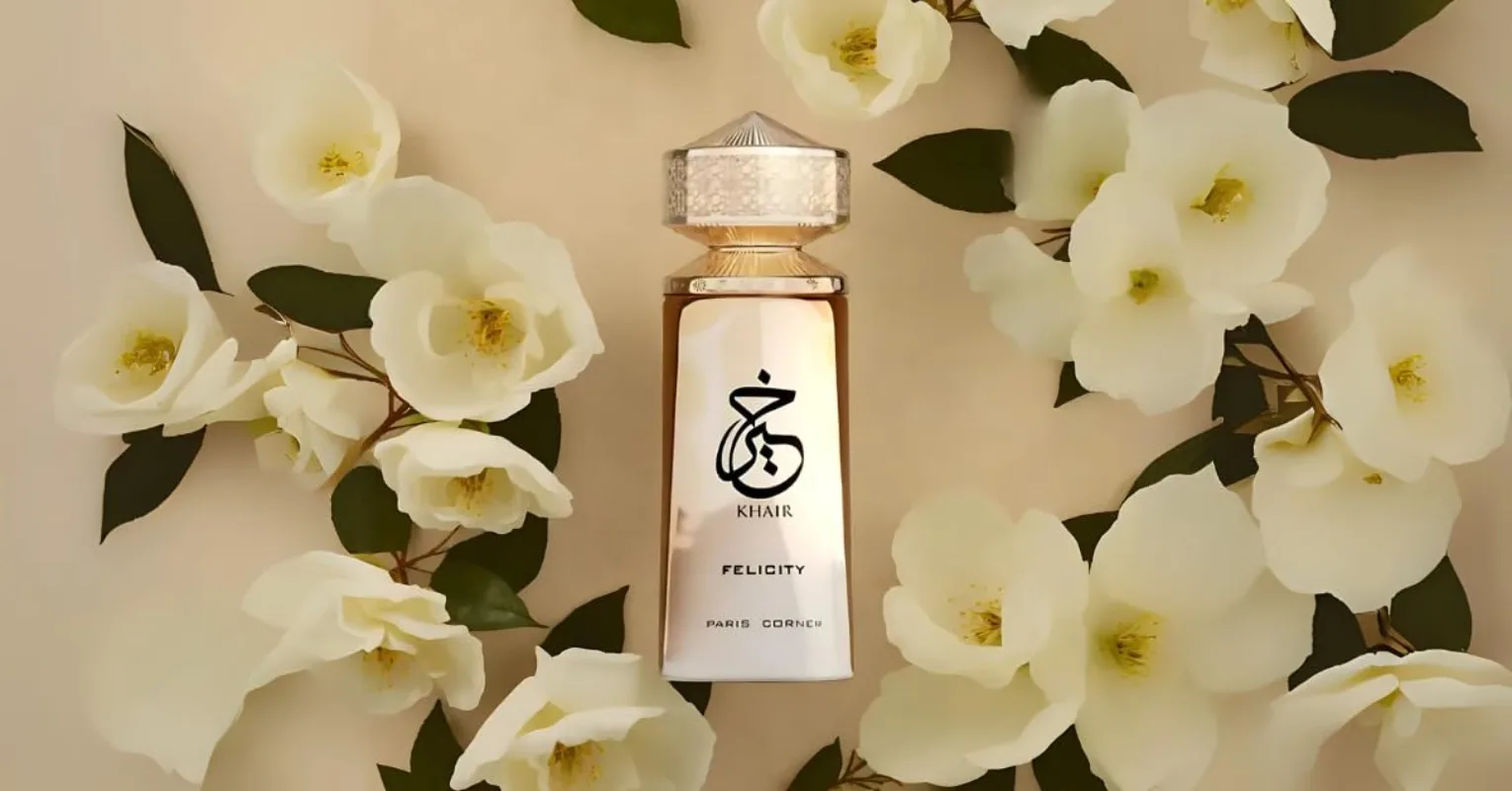 Canto de Paris |   Perfume Khair Felicity - 3,4 fl onças |   Perfume unissex espumante e alegre com champanhe, cássia, rosa, baunilha, almíscar