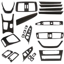 For BMW X3 X4 F25 F26 2011-2017 ABS Carbon Fiber Car Gear Panel Air Conditioner Outlet Frame Cover Trim Stickers Car Accessories