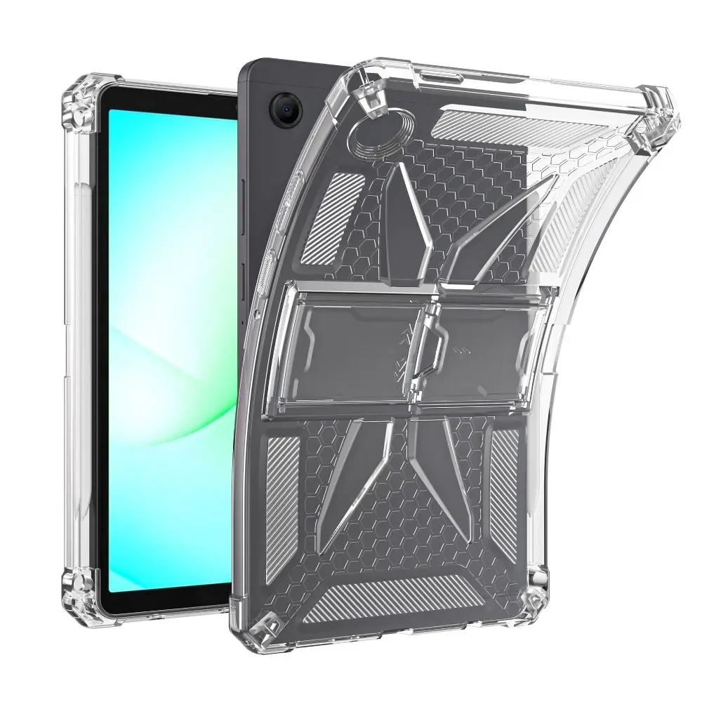 Anti-fall Tablet Stand Cover with Pen Slot Scratch Resistant Protective Case TPU Shockproof for Galaxy Tab A11/A11 Plus