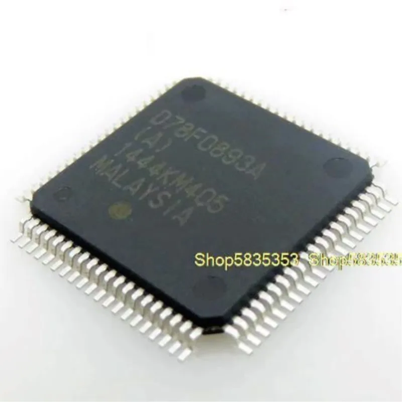 

5-10pcs New D78F0893 D78F0893A D78F0893QS QFP-80 Automobile computer board microcontroller chip