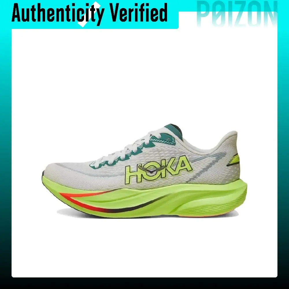 HOKA ONE ONE MACH 7 Casual Running Shoes Women's White Green 1171938-FYZ