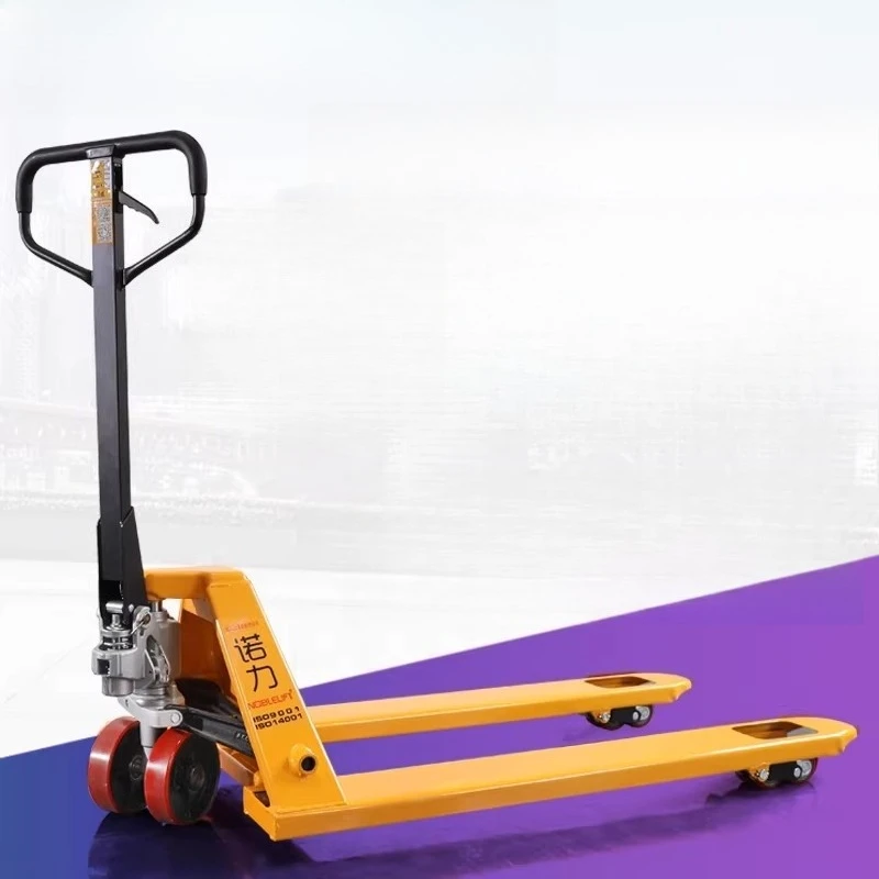 Anti-slip Manual Forklift Truck Hydraulic Stacker Truck Long-lasting Durability Commercial Furniture Carrello Elevatore ZY60CC