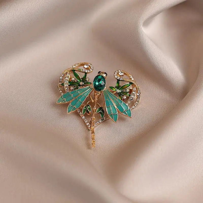 موضة جديدة رائعة اليعسوب دبابيس للنساء الملابس معطف مجوهرات اكسسوارات الهدايا #1