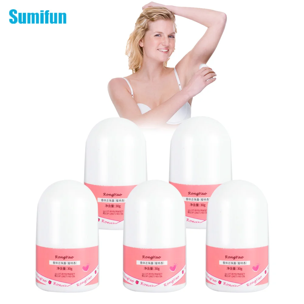 

2/3/4/5Pcs Sumifun Antiperspirant Prevent Severe Sweating Remove Body Odor Natural Herbal Extracts Refreshing Deodorant Ointment