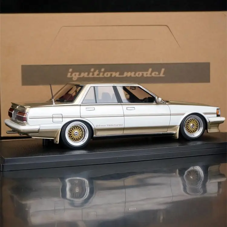 IG 1:18 Cresta GT Twin Turbo JDM Simulation Limited Edition Resin Metal Static Car Model Toy Gift