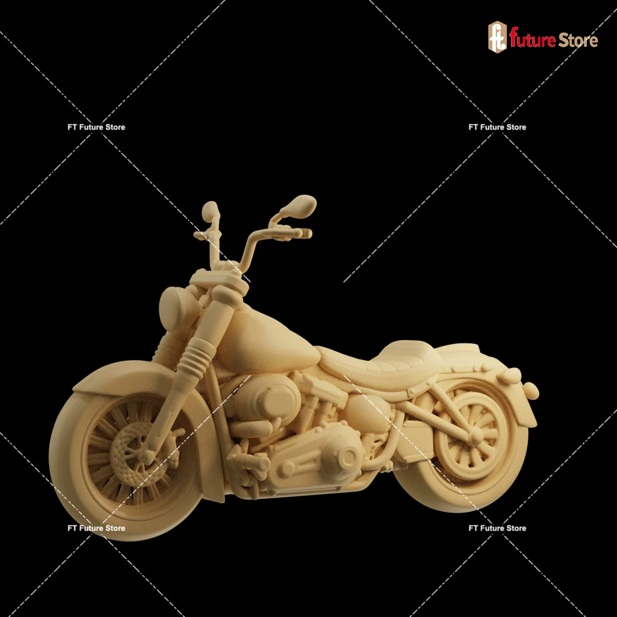 3D Print Miniatures 1/64 1/43 1/35 Science Fiction Motorcycle Girl Figure Diorama Creative Mini Doll Scene Prop Figurine Model