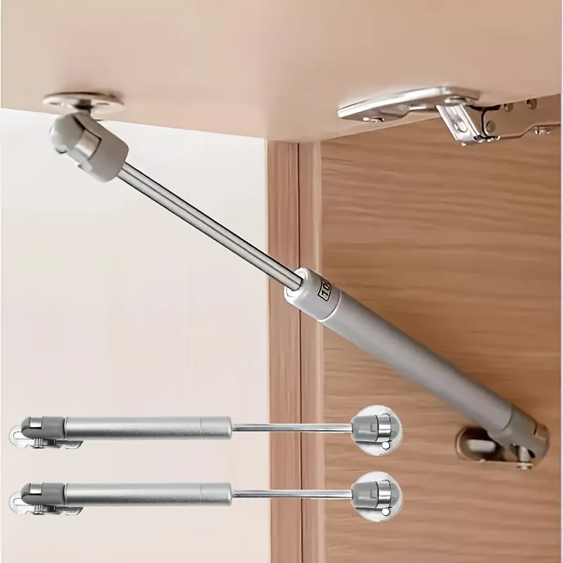 2pcs Classic Style Metal Door Mount Hydraulic Soft Open Gas Springs Lid Support Hinge 100N/10.21KG Gas Strut Shock Absorber
