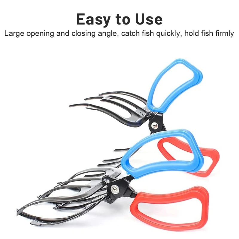 Metal Fishing Pliers Control Clamp Control Forceps Gripper Claw Tong Grip Tackle Tool for Catch Fish Fishing Accessories