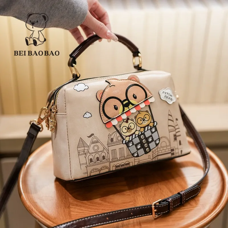 

Women's Crossbody Handbag New Fashion Cute Versatile Popular Glasses Bear Ins Style Shoulder Bag Women's Bag Handbags Crossbody