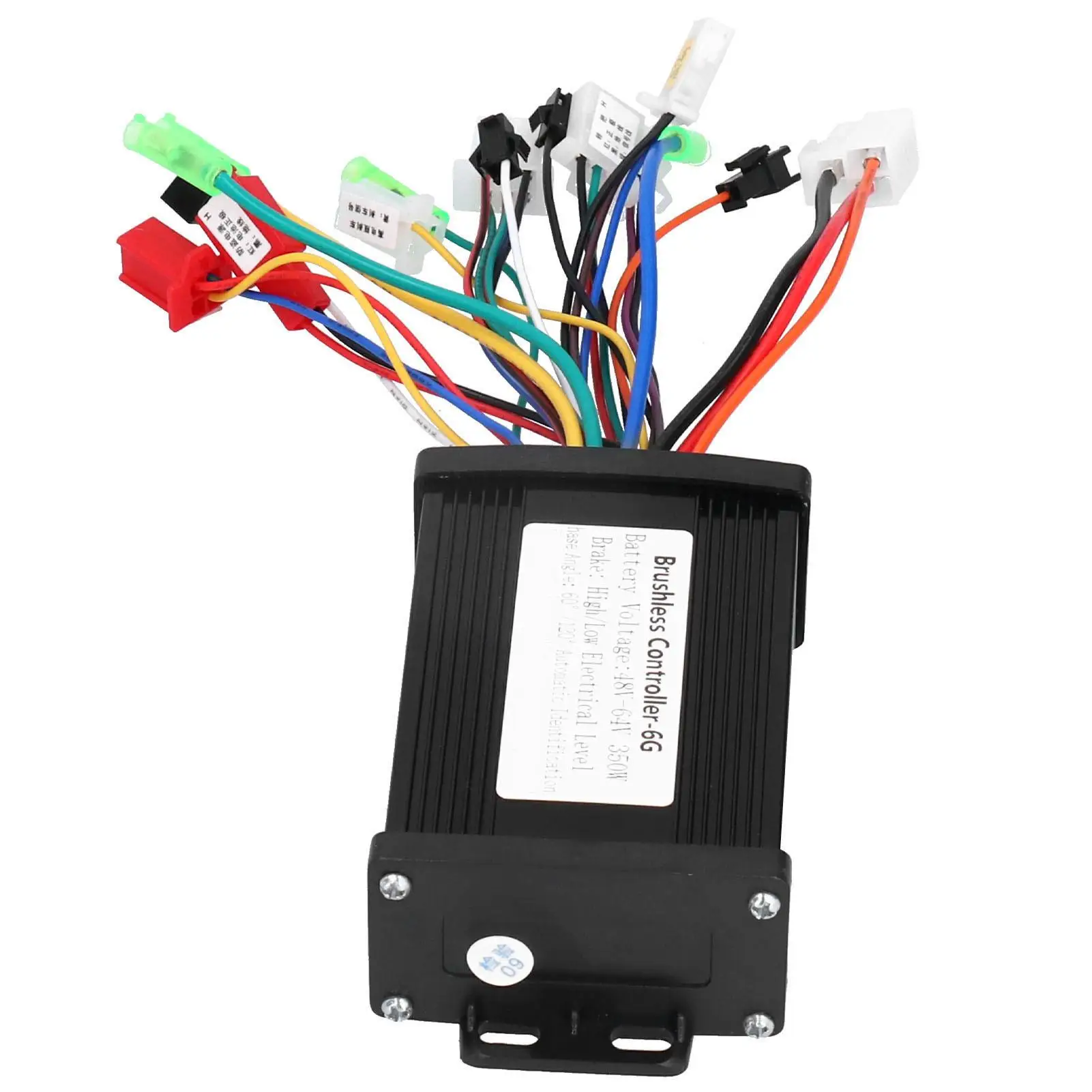 350W Electric Bike Controller 24-48/48-64V Brushless Motor Controller 6 Tube Sinusoidal Mute Design