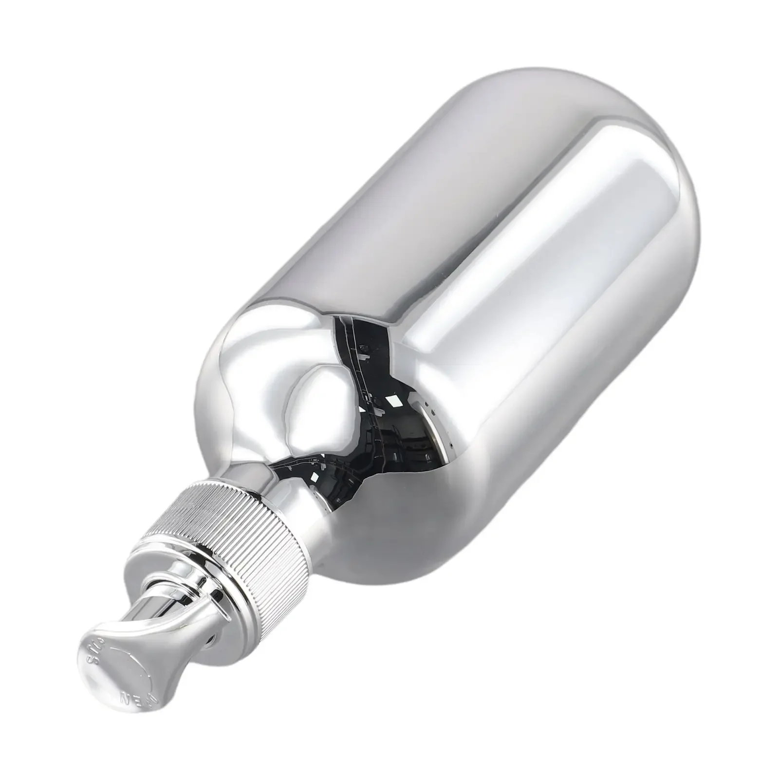 Bathroom Silver Liquid Soap Bottle 300ml Soap Dispenser Dish Soap Dispenser Easy Refills Elegant Design Quick Opening