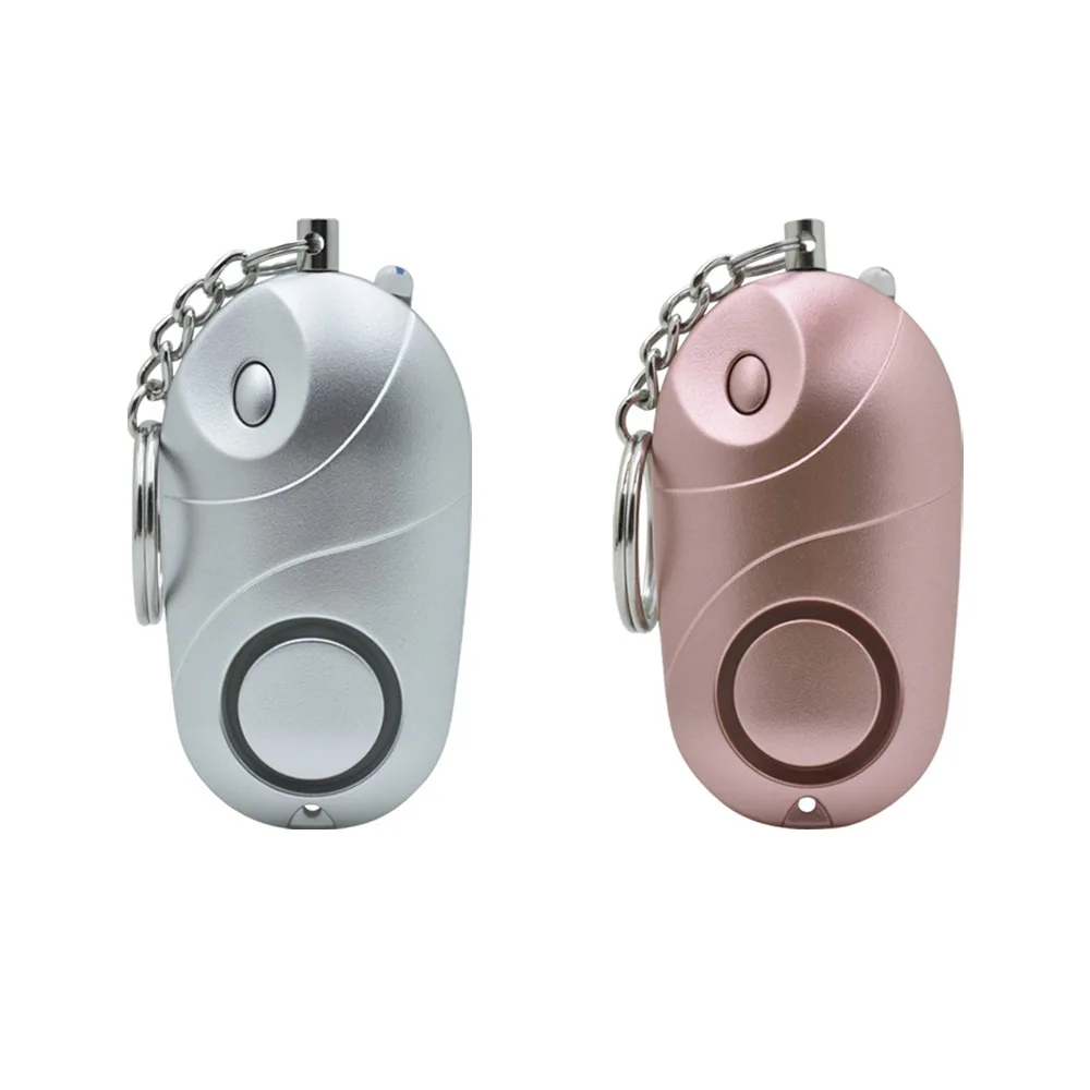 Personal  Alarm Woman Self Defense Keychain Set 130dB Safe Sound Personal Alarm Self-defense Key Chain Emergency Anti-Attack