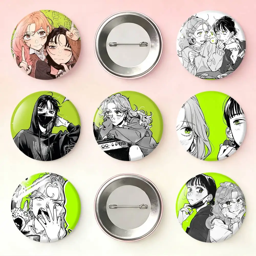 

Aya Osawa Mitsuki Koga MitsuAya Laser Badge Applicable For Backpack Clothes Hats Decor Creative Accessories