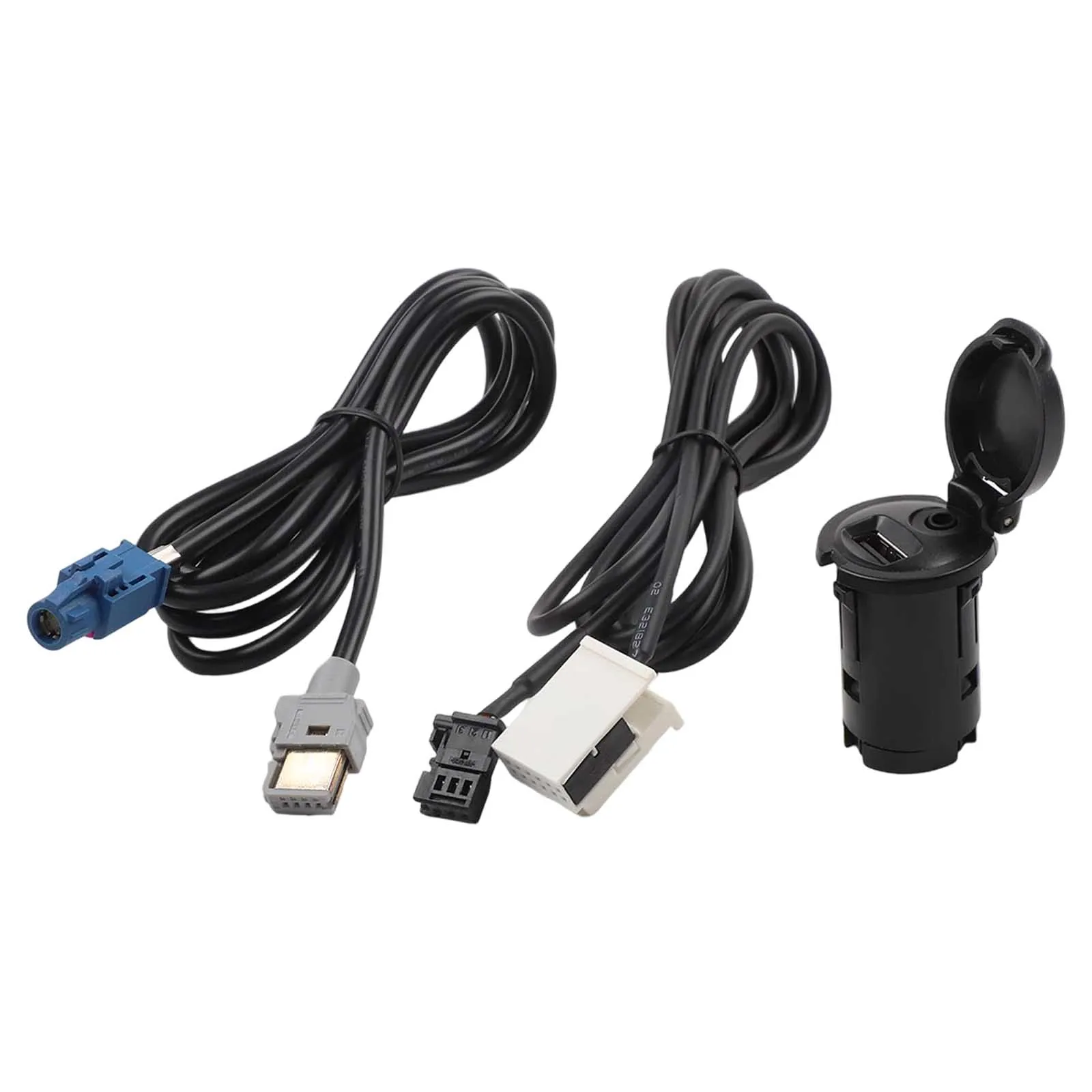 AUX Audio Socket Car USB AUX Socket 150CM Line Length Non-deformable Design Practical And Reliable For Vehicle Installation