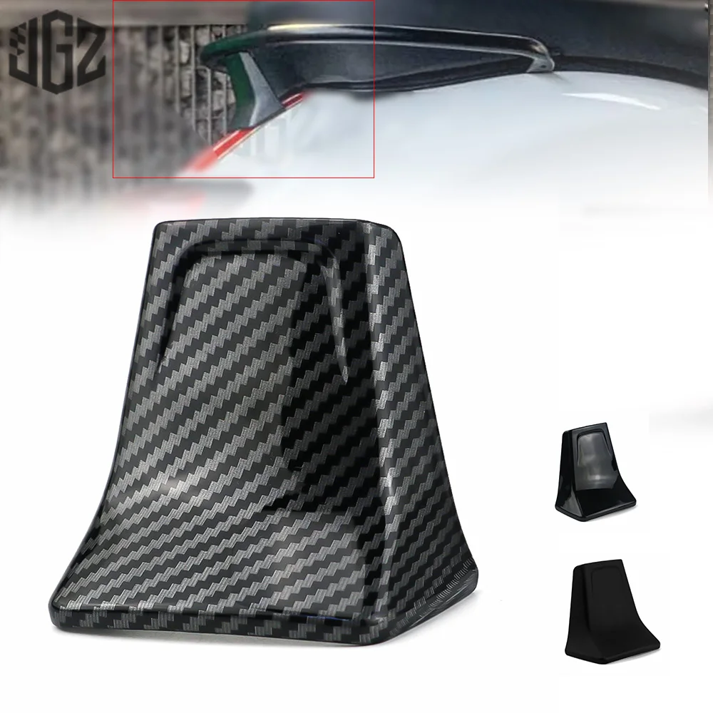 Moto ABS carbonio posteriore portapacchi Base copertura staffa Pad fisso per VESPA GTS 150 250 300 GTV HPE 2013 - 2023 accessori