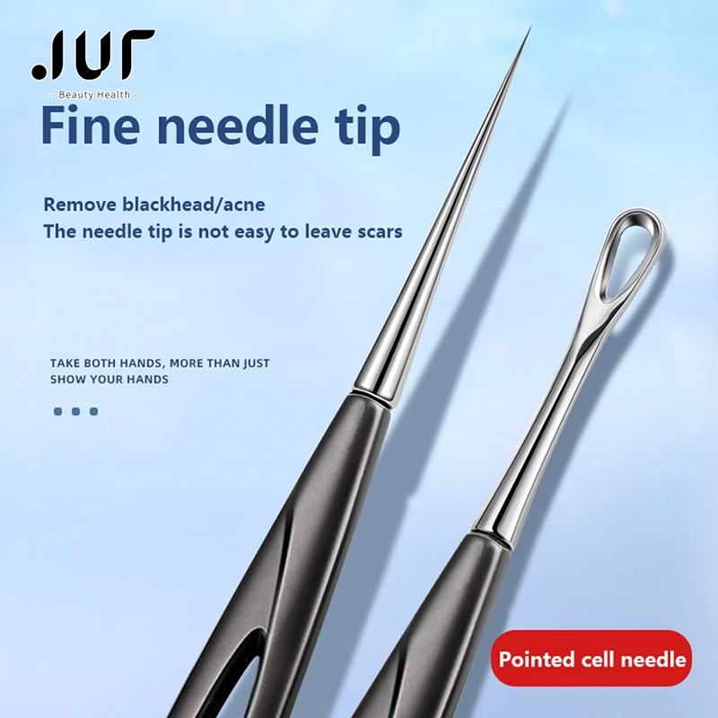 Acne Needle Blackhead Clip Remover Extraction Pore Black Head Cleaner Face Skin Care Deep Cleansing Needle Tool