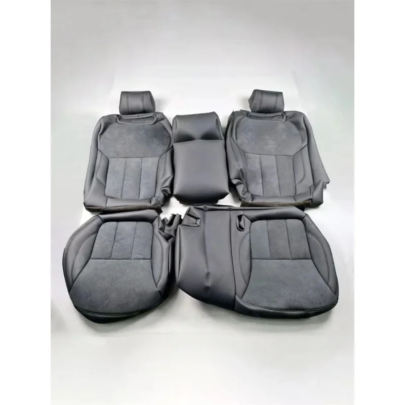 For Land Range Rover Velar Luxury Genuine Leather in Middle Part Custom Fit Seat Cover voque Sport Discovery Defender