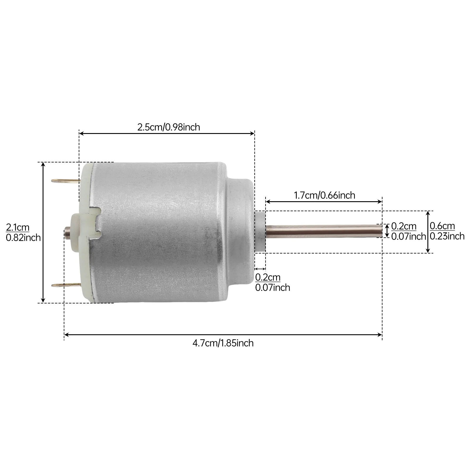R140 DC Motor 6V 15000RPM Mini Motor High Speed Micro Motor for Fan /Massager, R140 DC Motor