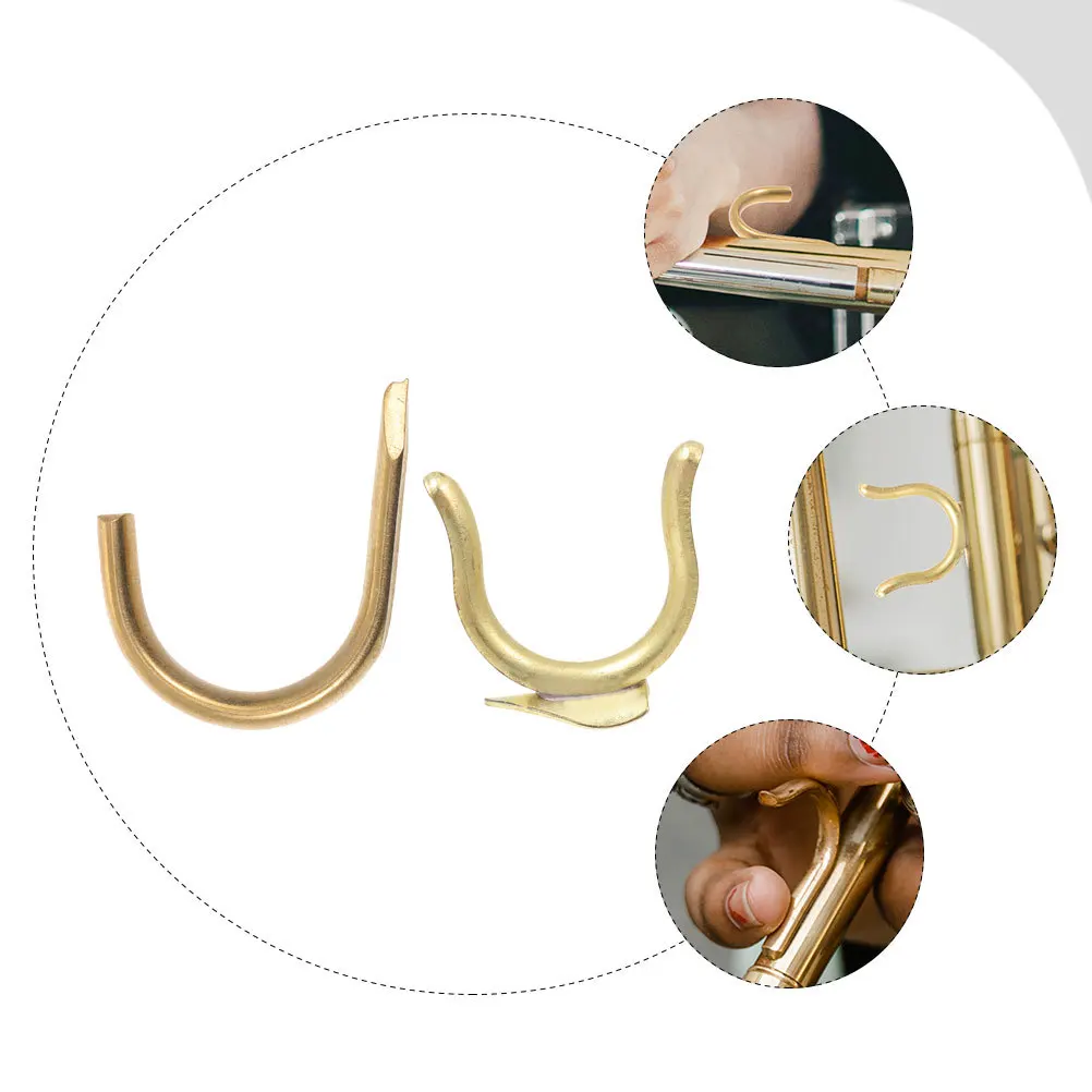 

1 Set B Flat Trumpet Golden Copper Material Sturdy Long Lasting Small Light Easy Carry Musical Instrument Accessory