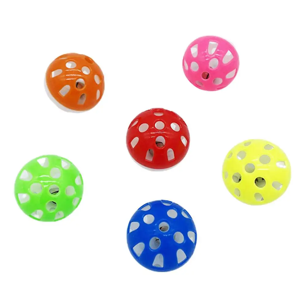 1pc Cat Toy Bell Ball 38mm 43mm Plastic Cat Toy Fun Pets Cat Interactive Exercise Ball Games Animal Toy Funny V0M3