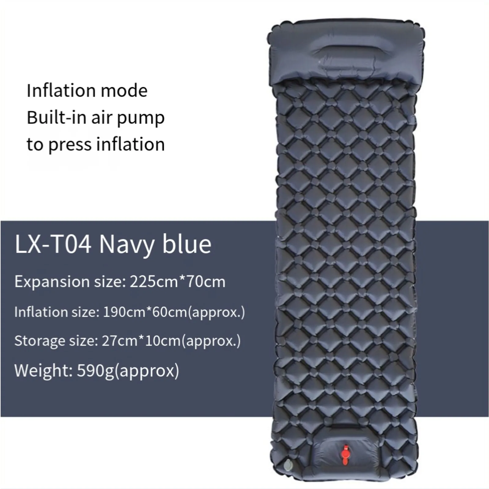 

New Original Outdoor Sleeping Pad Camping Inflatable Mattress Built-in Pump Ultralight Air Cushion Mat for Travel Hiking