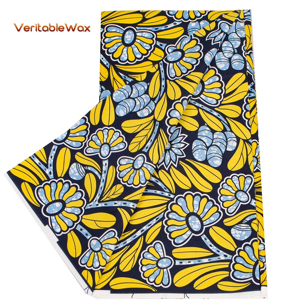 2024 Veritablewax Ankara Africa Prints Batik Wax Fabric African Dress Craft DIY Sewing Textile Polyester Nigeria Tissu N-24