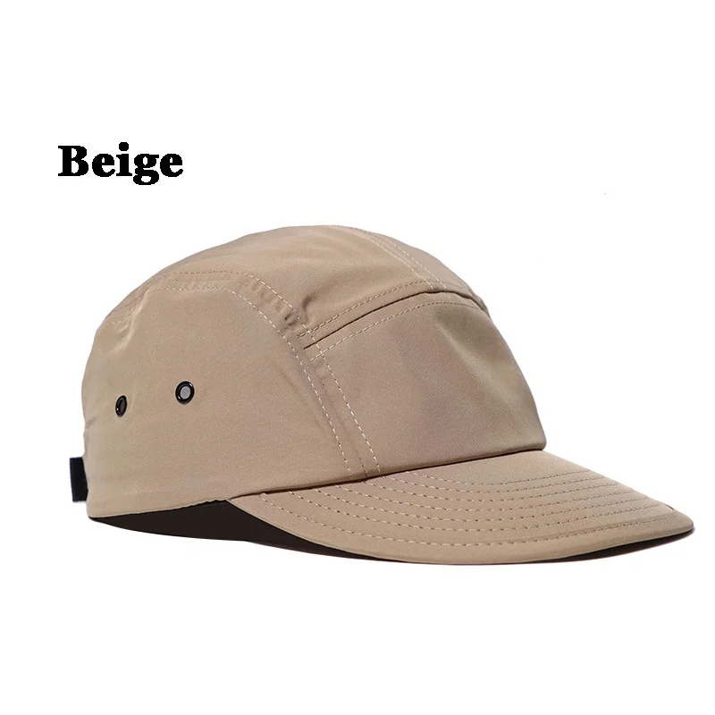 Mode verstellbarer Hut 5 Panel Kappe schnell trocknende Kappe Hysterese nhüte Unisex Baseball mützen Sonnen hüte – Detail 12