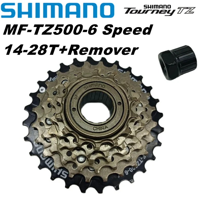 

SHIMANO MF-TZ500 MF TZ500 6 скоростная кассета свободного хода велосипеда 14-28T для горного и шоссейного велосипеда 6 скоростей