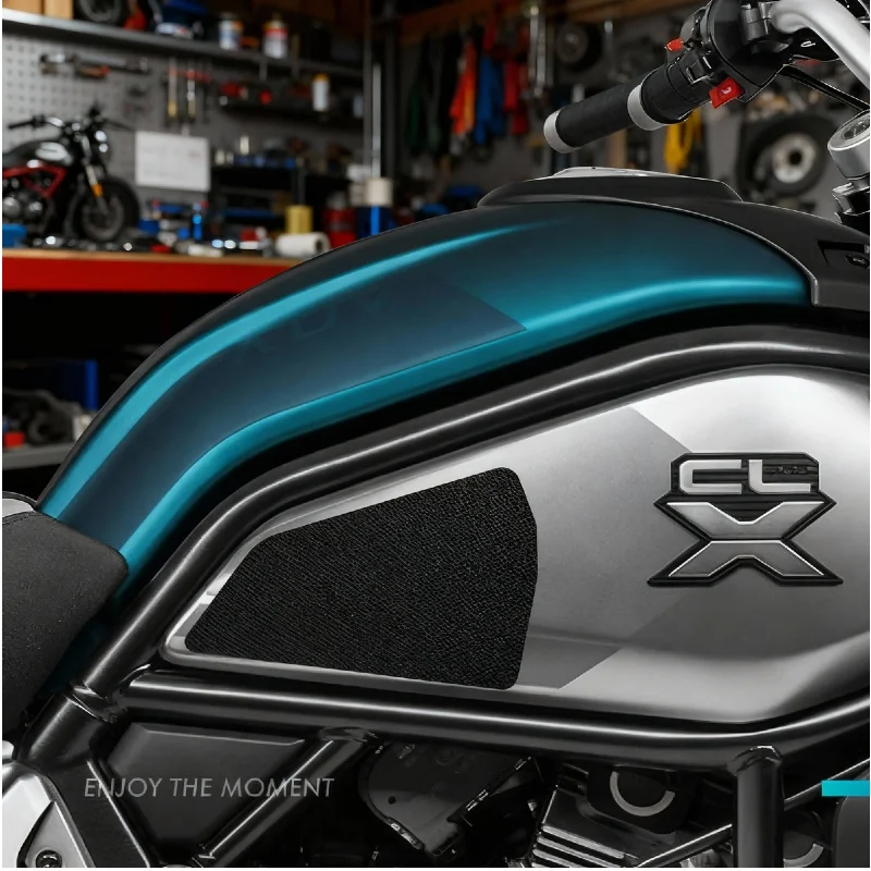 For CFMOTO 700CL-X ADV 2023 SPORT 2022-2023 HERITAGE 2021-2023 Tank Knee Grip Side Pad Motorcycle Stickers Anti Slip Fuel Oil