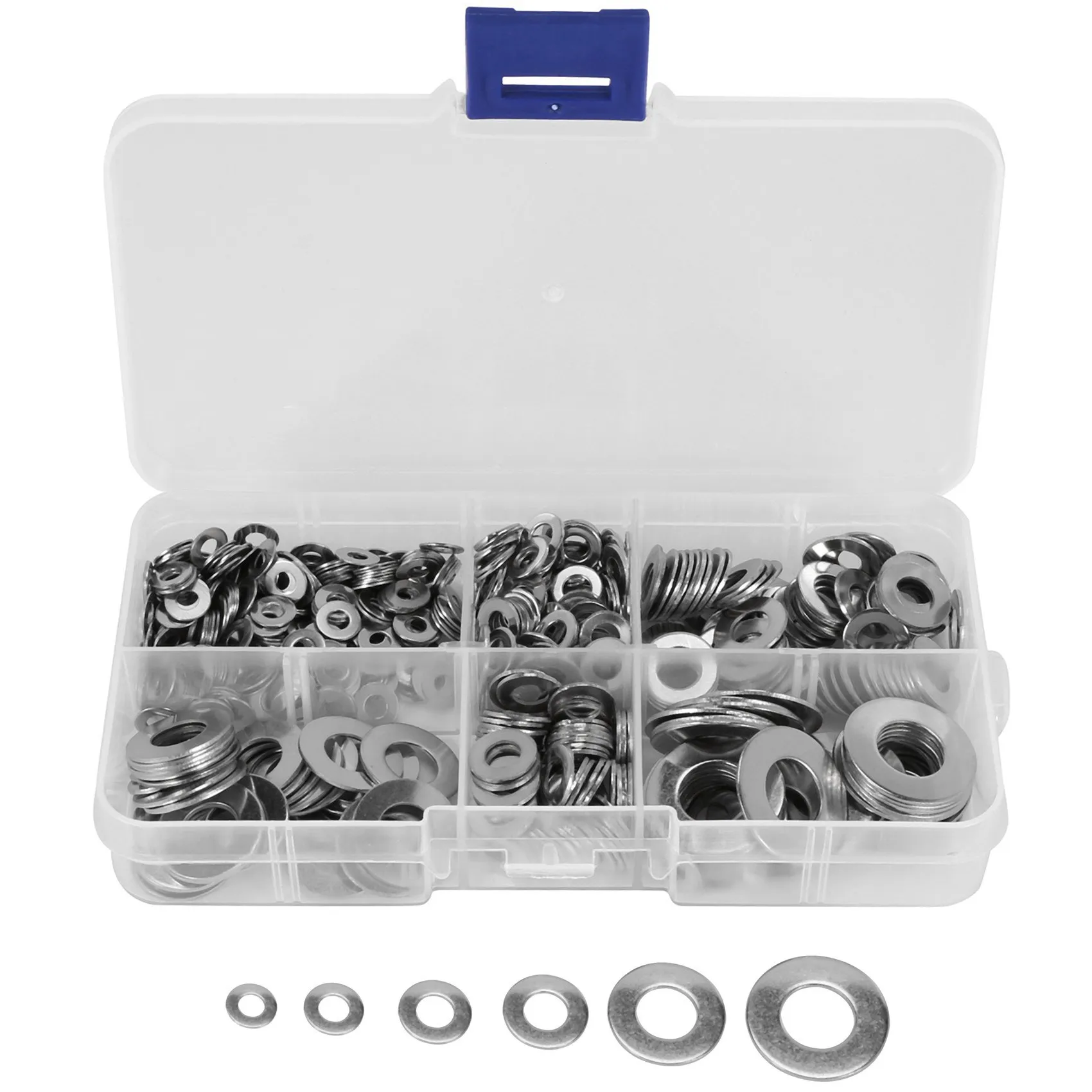 660 Stks/set M3 M5 M6 M8 M10 Wasmachine Spacers Roestvrijstalen Vlakke Sproeier Afstandhouders Set Schroefbout Bevestigingsmiddel