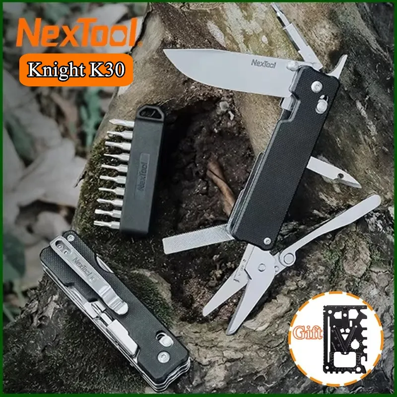 

Многофункциональный складной нож NexTool Knight EDC K30 11 в 1, мини-нож для активного отдыха, портативные складные ножницы, ручной инструмент