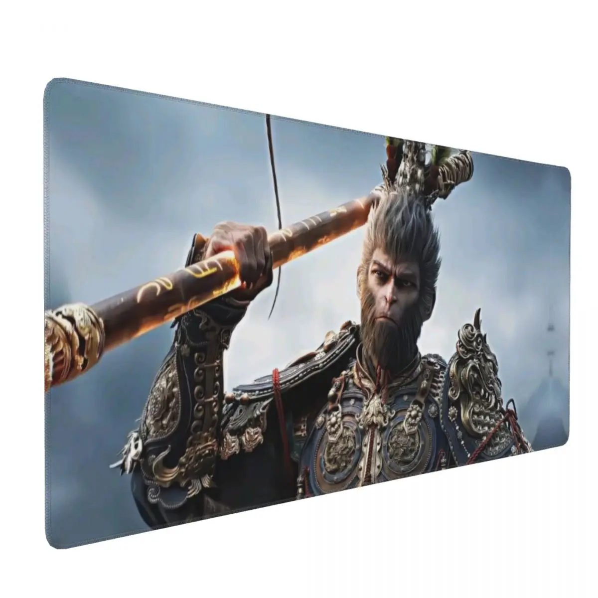 Black Myth Wukong Video Game Mouse Pad Non-Slip 90x40cm Monkey King Laptop Desk Pad Mat For OfficeBlack Myth Wukong Video Game