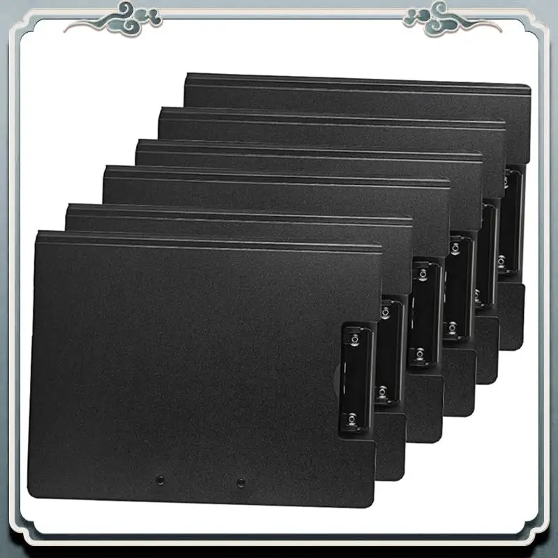 

Durable 6-Pack Dual Clip Clipboard Folder A4 Foldable Clipboard Folder Clipboard Folder Flip Writing Pad For School Office