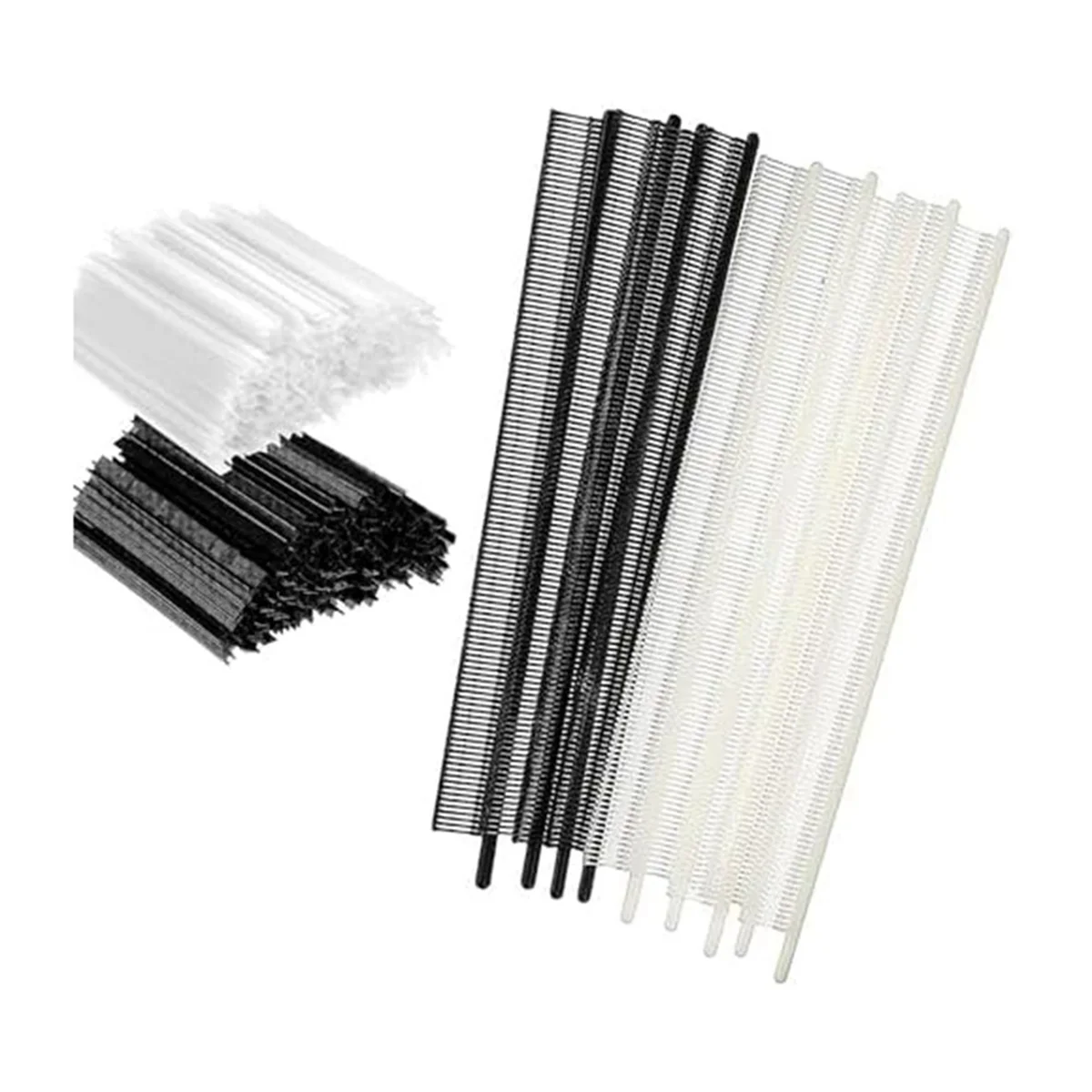 2000Pcs Mini Tag Kit,0.5cm Garment Tag Barb Attachment Price Tags 1000Pcs Black Fasteners and 1000Pcs White Fasteners