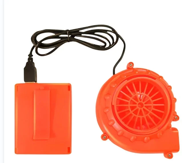 Electric Battery Powered Blower Large Air Volume Inflatable Costume Blower Fan Potable Blower for Inflatable Game Clothing Suits