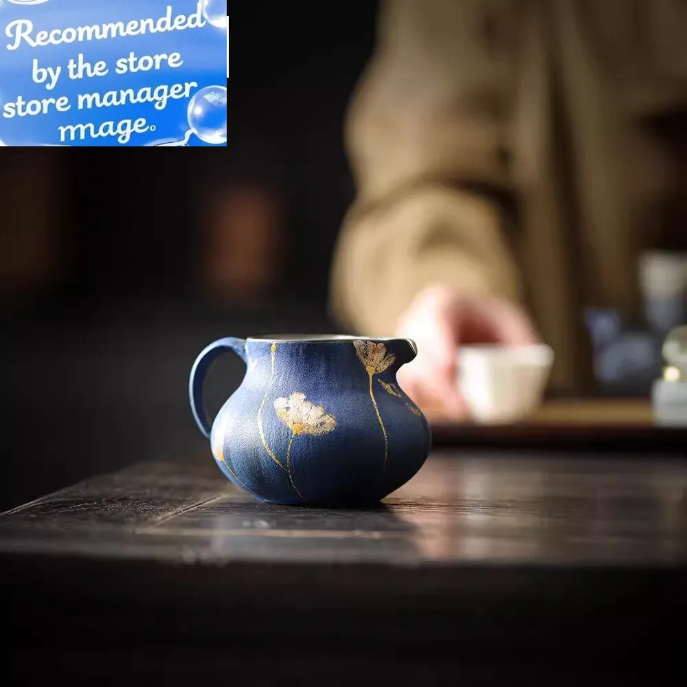 

170 мл китайский серебряный ручная роспись кувшин для чая с пыльцами креативная грубая керамика ча Hai чаправедливость чайные услуги аксессуары