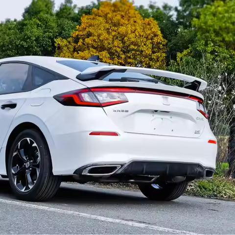 For Honda Civic Hatchback Type-r Style 2022 2023 Spoiler Bagasi Mobil ABS Spoiler Aksesori Sayap Belakang Mobil