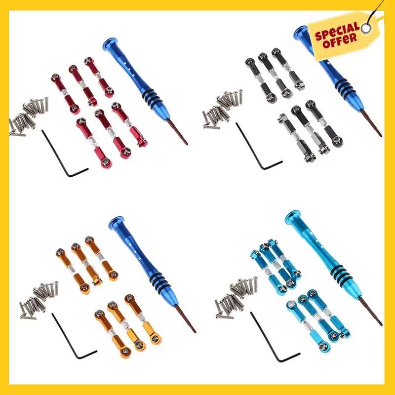 

A84F-For Wltoys Upgrade Metal Adjustable Rods A959B A969 A979 K929 RC Car Parts