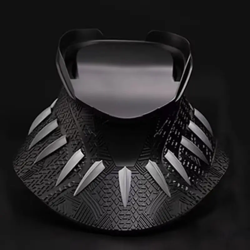 Black Panther Tragbarer Helm Cosplay Kostüm Maske The Avengers Wakanda Forever Superheldenkollektion Ornament für Partys