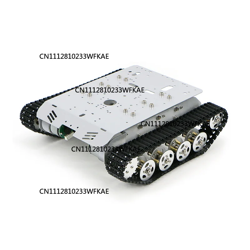 For R3 Series Tank Chassis, Intelligent Electric Trolley Crawler Vehicle, Intelligent Robot Chassis with Motor + Encoder