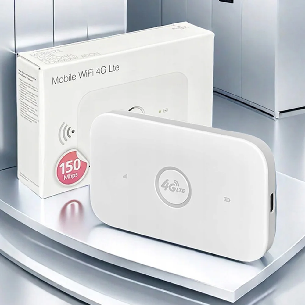 Tragbarer WiFi LTE 4G Router 150Mbps USB-betriebener Pocket WiFi Mobiler Hotspot Europäische Version mit SIM-Kartensteckplatz für Zuhause und Outdoor